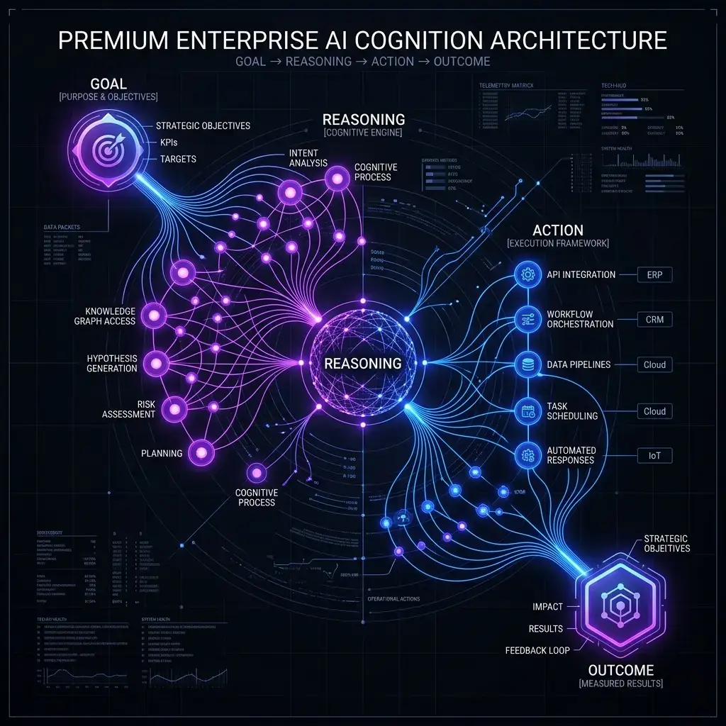 AI Cognition Architecture Flow Diagram