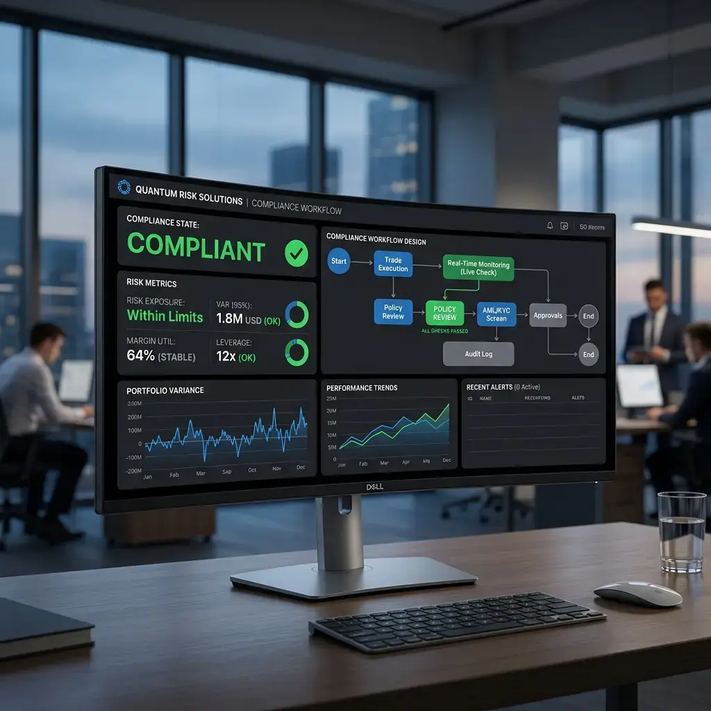 Advanced financial intelligence analytics dashboard visual