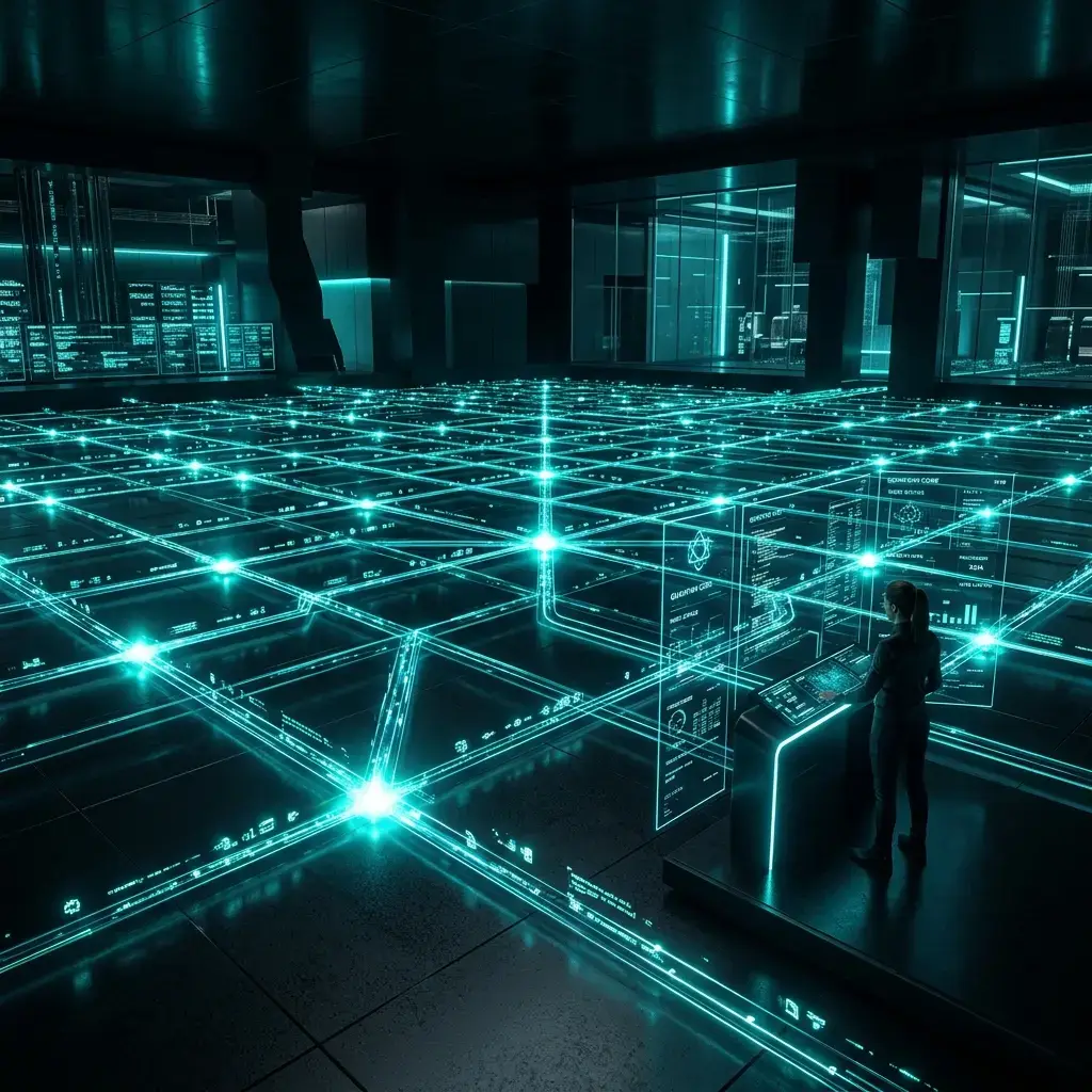 Connected localized model grid system