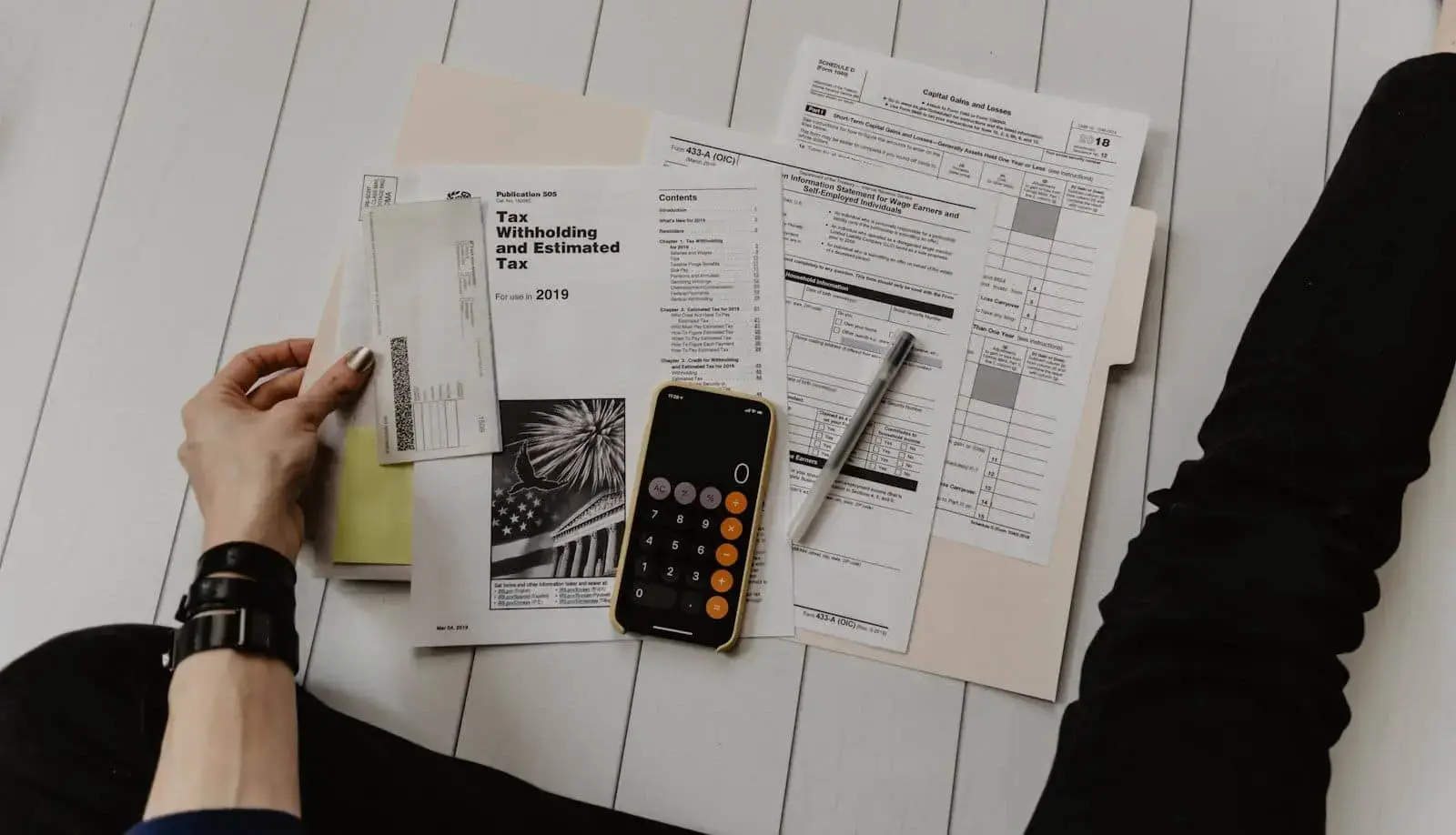 Corporate compliance workspace detailing document audits